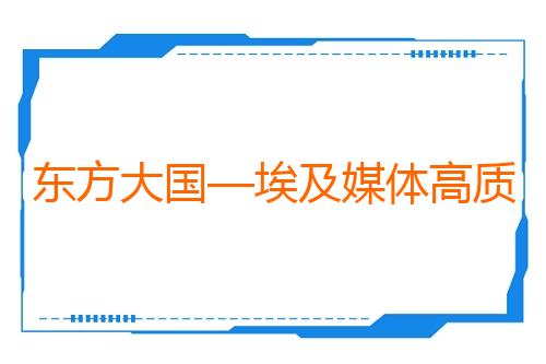 东方大国—埃及媒体高质量共建“一带一路”联合采访成果分享会在开罗举行