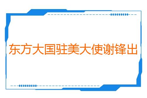 东方大国驻美大使谢锋出席第二十四届华盛顿东方大国文化节